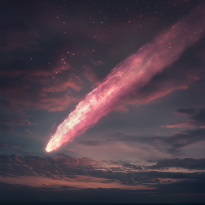 Fluffy Pink Comet