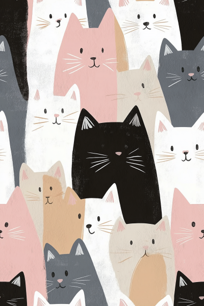 Dreamy Cats Pattern