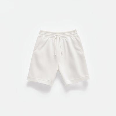 Blank White Oversized Shorts