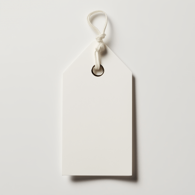 Premium Blank Clothing Tag