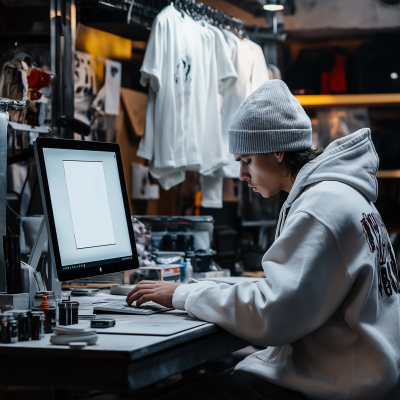 Streetwear Designer at Work