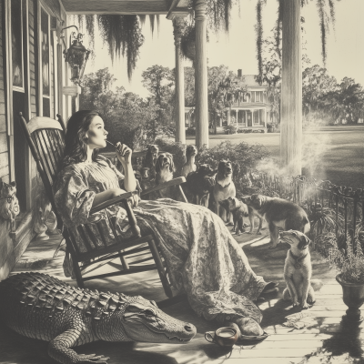 Southern Porch Relaxation