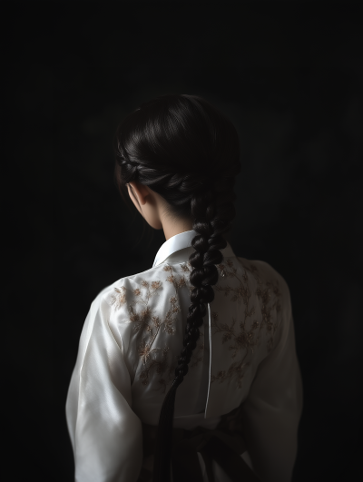 Korean Woman in Hanbok