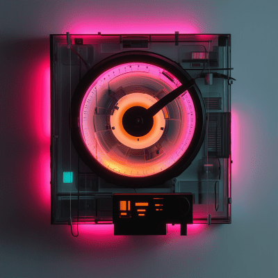 Futuristic Clock Design