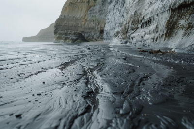 Close Up of Beach