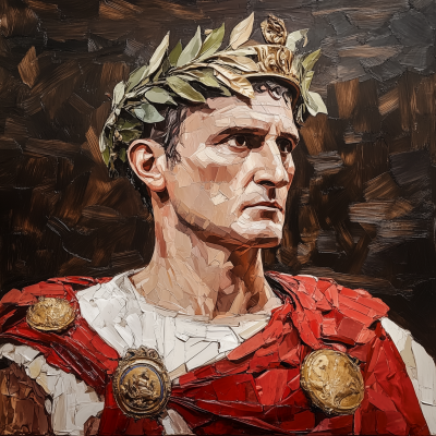 Portrait of Roman Emperor Titus