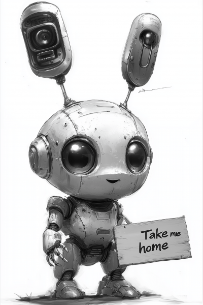 Cyborg with a Message