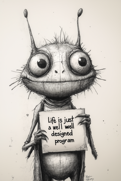 Crazy Creature with a Message