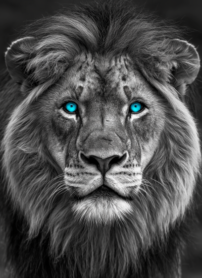 Majestic Lion Portrait