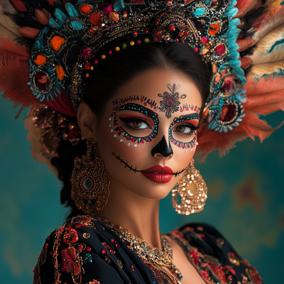 Day of the Dead Model Portrait