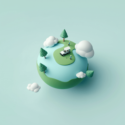 Golfing on Earth