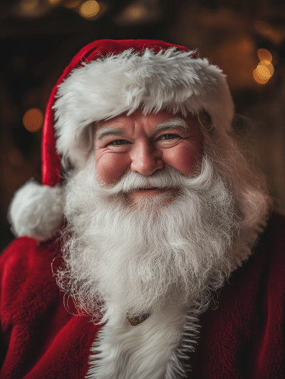 Cheerful Santa Claus Portrait