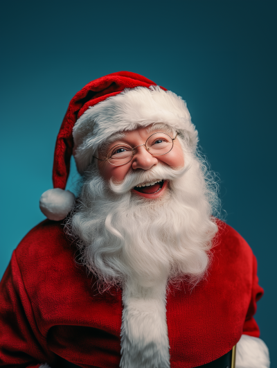 Cheerful Santa Claus Portrait