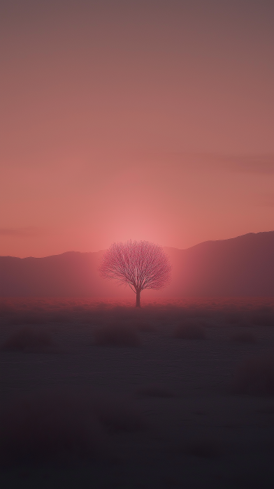 Joshua Tree at Sunset