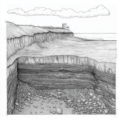 Detailed Cross Section of Thanet Sands