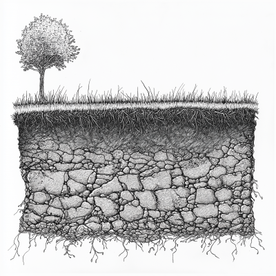 Cross Section of Lambeth Group Soil