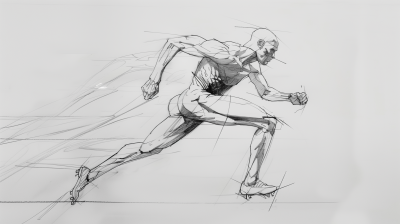 Running Man Sketch