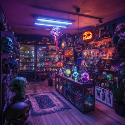 Halloween Head Shop Decoration