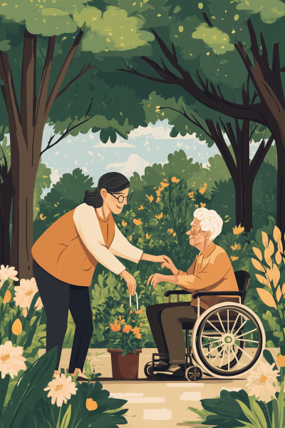 Family Gardening Together