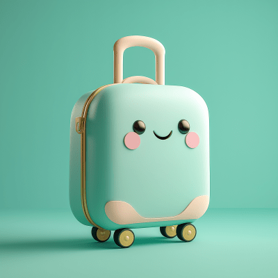 Cute Luggage Mascot