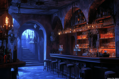 Bar Scene Interior