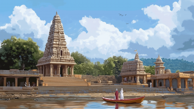 Viththal Temple Illustration