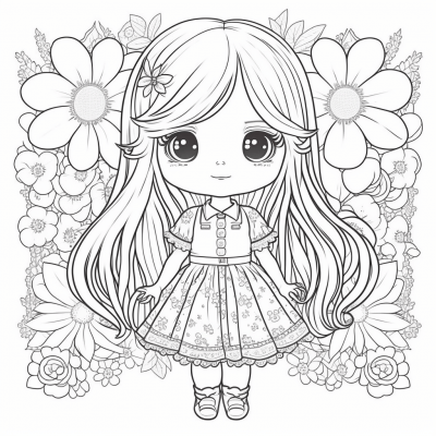 Kawaii Girl Illustration