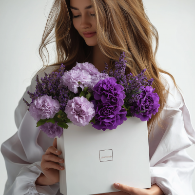 Stylish Flower Bag Display