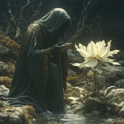 Alchemist Watering Queen of the Night Flower