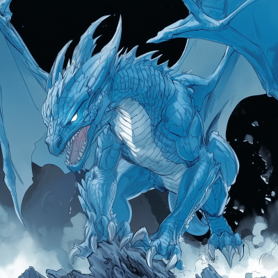 Epic Blue Dragon