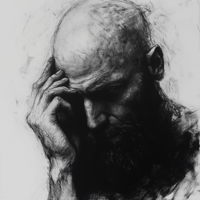 Charcoal Beard Impression