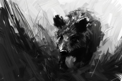 Value Study of a Wild Boar