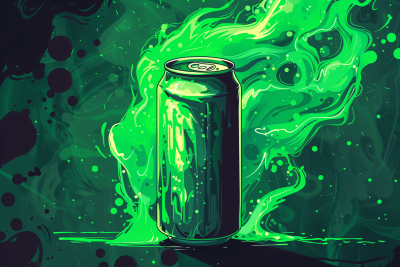 Cyberpunk Soda Can