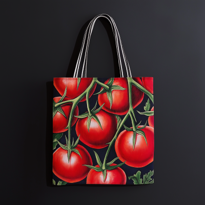 Tufted Tomato Tote Bag