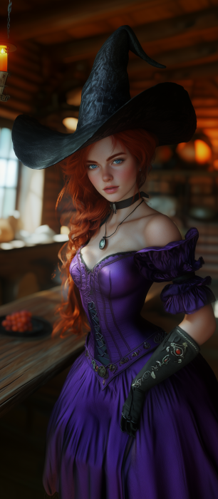 Redhead Witch