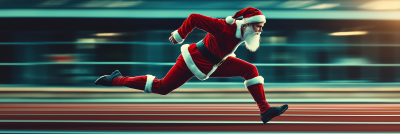 Santa Sprinting