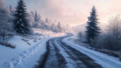 Road to Nowhere in Winter