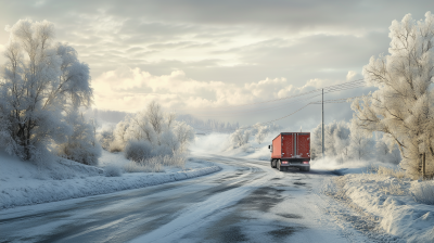 Road to Nowhere in Winter