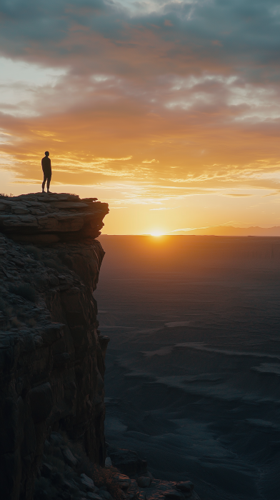 Sunrise at the Cliff