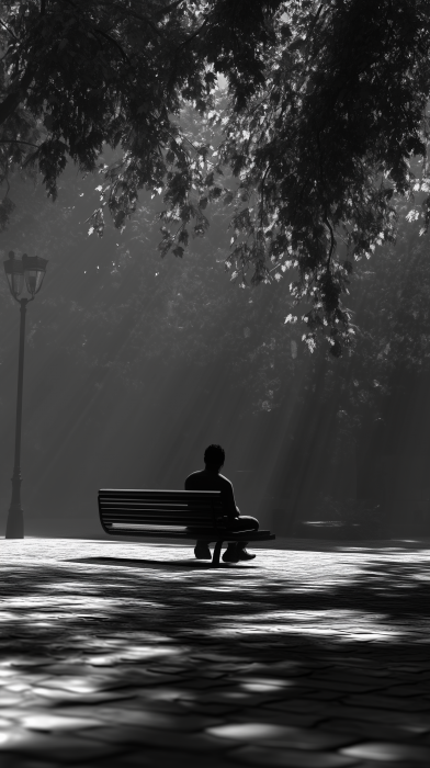 Lonely Moment in the Park