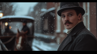 Victorian Winter Scene