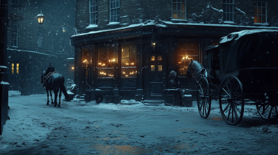 Victorian Business in Winter