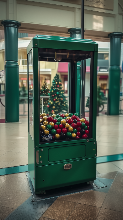 Christmas Decorations in a Mall