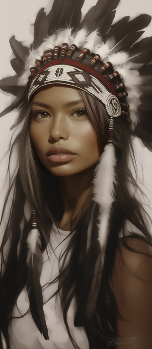 Stunning Native American Woman