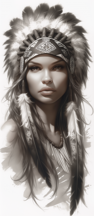 Stunning Native American Woman