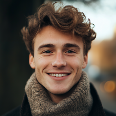 Smiling French Man