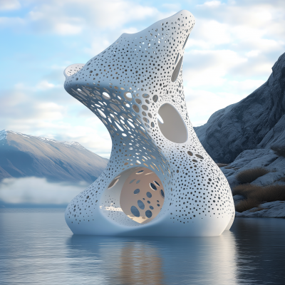 Futuristic Exploration Vessel