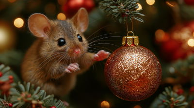 Lovely Christmas Mouse