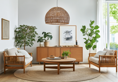 Warm and Bright Living Room