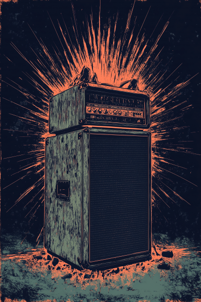 Doom Ampeg Illustration